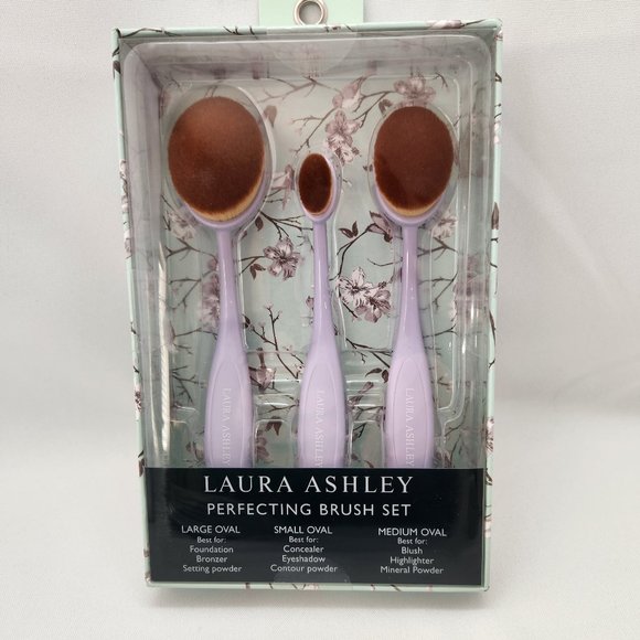 Laura Ashley Perfecting Brush Set Large Oval/Small Oval/Medium Oval - Picture 2 of 15